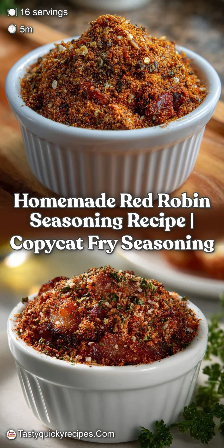 Homemade Red Robin Seasoning Recipe | Copycat Fry Seasoning