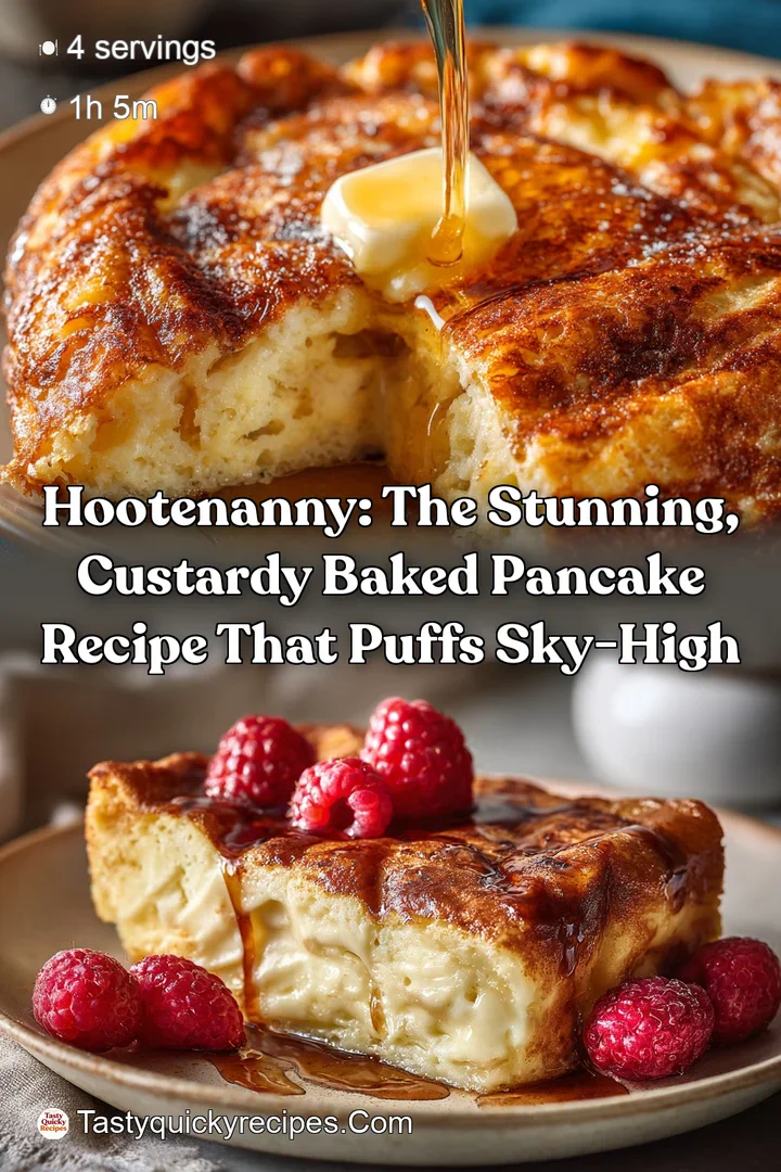 Hootenanny: The Stunning  Custardy Baked Pancake Recipe That Puffs Sky-High