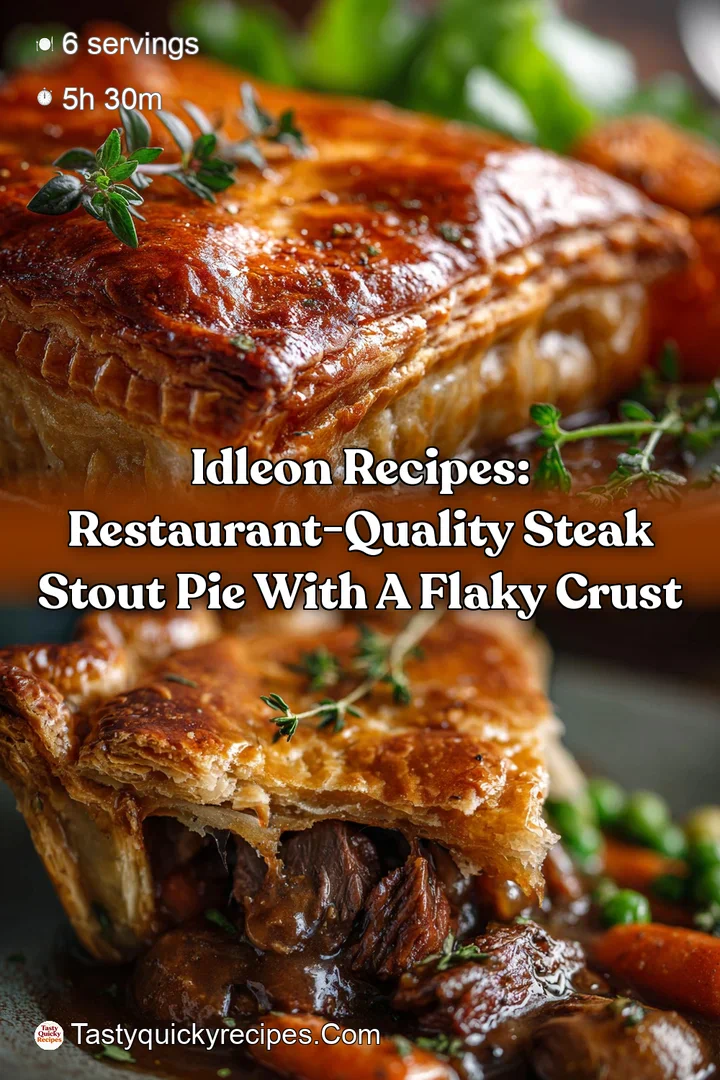 Idleon Recipes: Restaurant-Quality Steak Stout Pie with a Flaky Crust