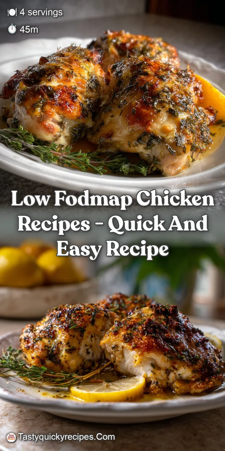 Low Fodmap Chicken Recipes - Quick and Easy Recipe