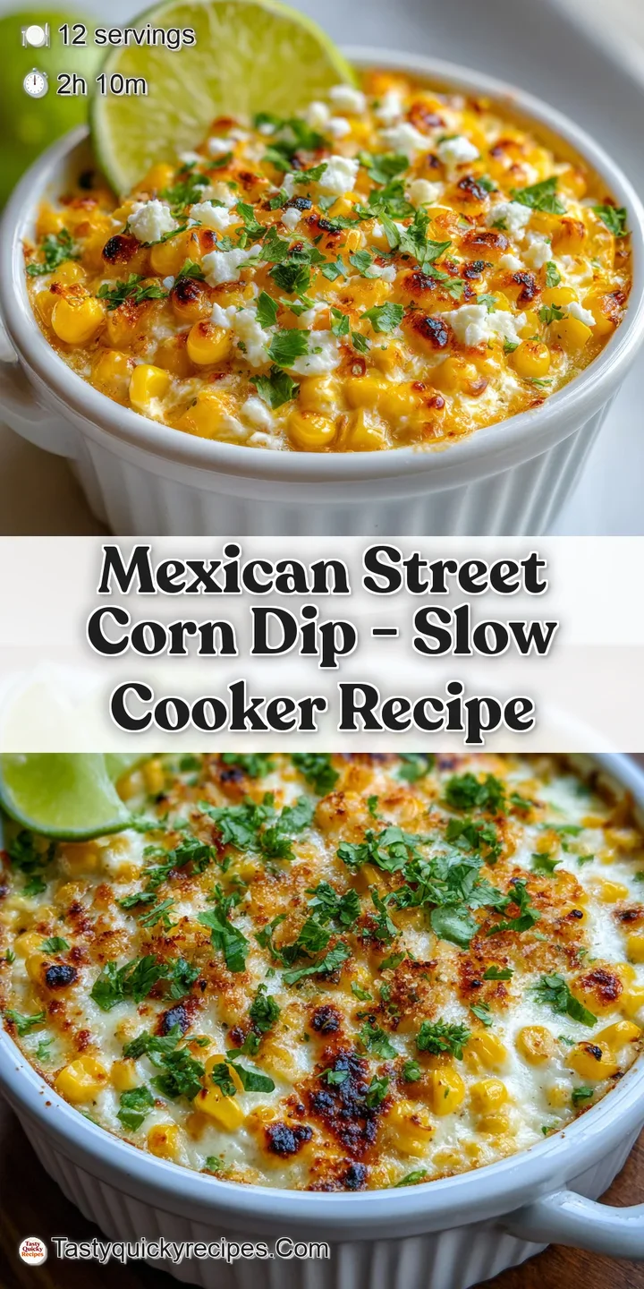 Close-up of elote dip reveals charred corn kernels swimming in a rich, cheesy base, sprinkled with spicy red pepper flakes.