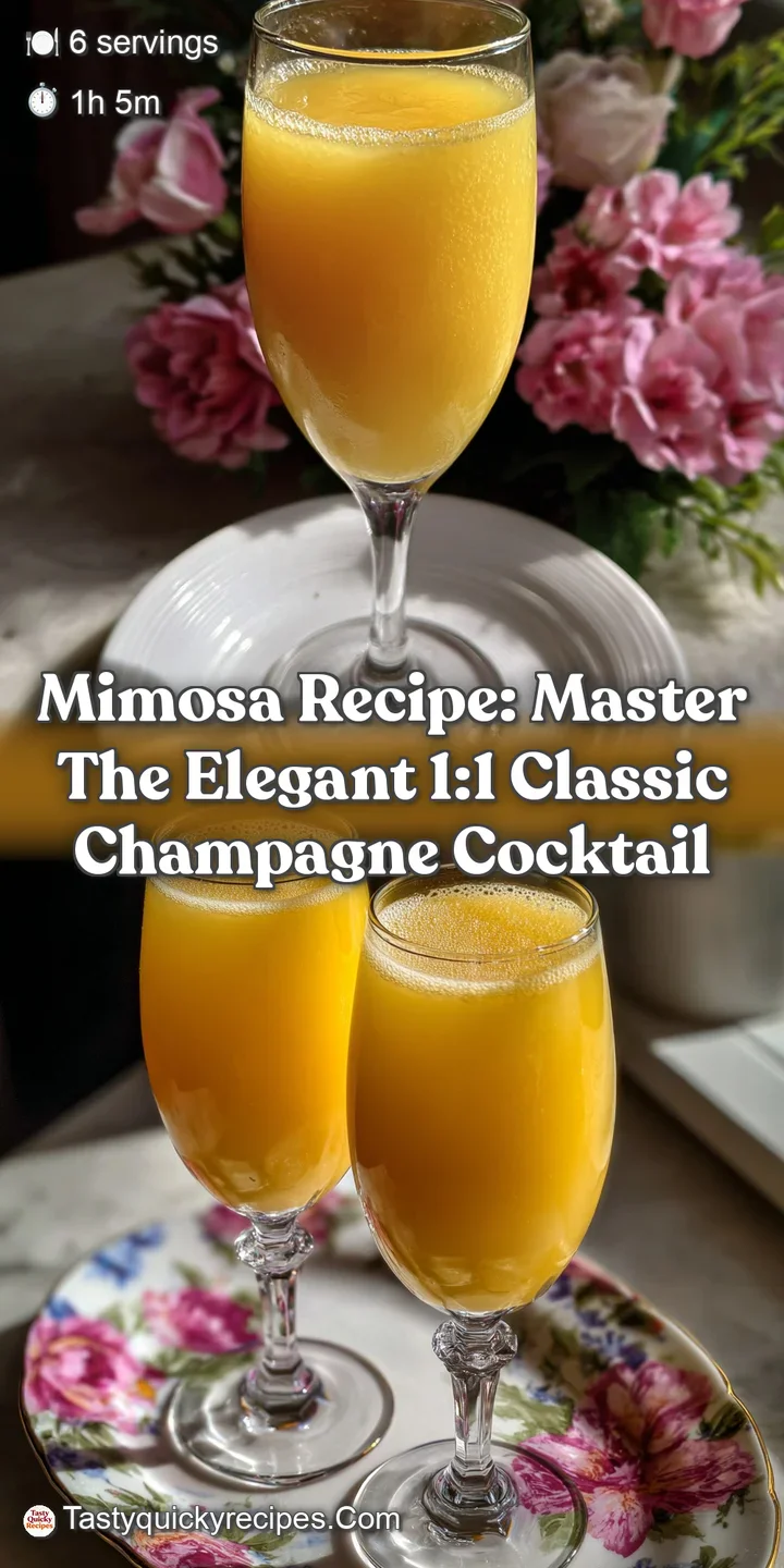 Mimosa Recipe: Master the Elegant 1:1 Classic Champagne Cocktail