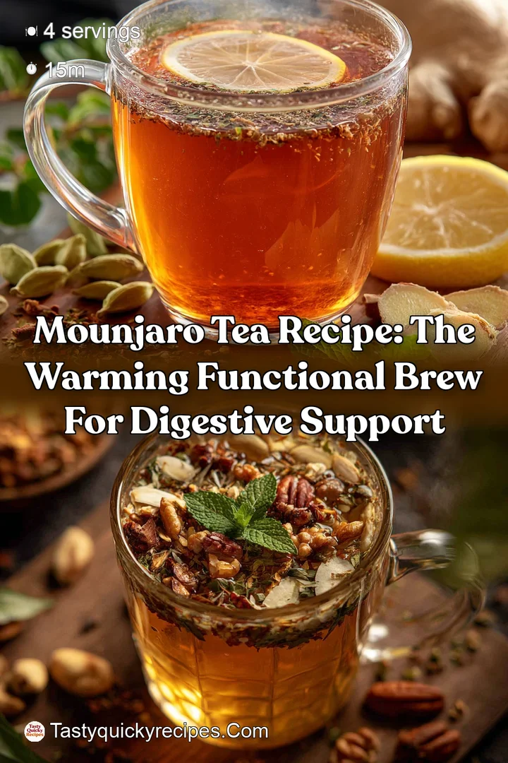 Mounjaro Tea Recipe: The Warming Functional Brew for Digestive Support