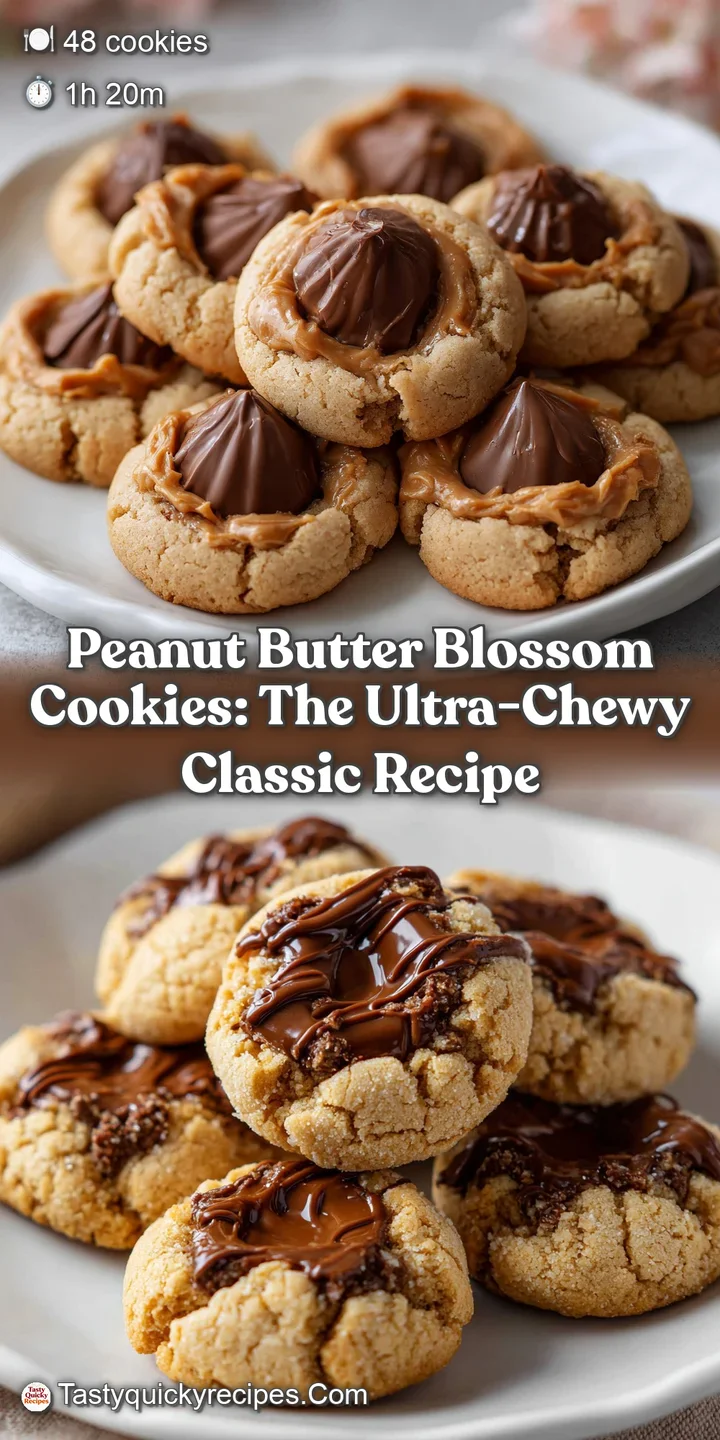 Peanut Butter Blossom Cookies: The Ultra-Chewy Classic Recipe
