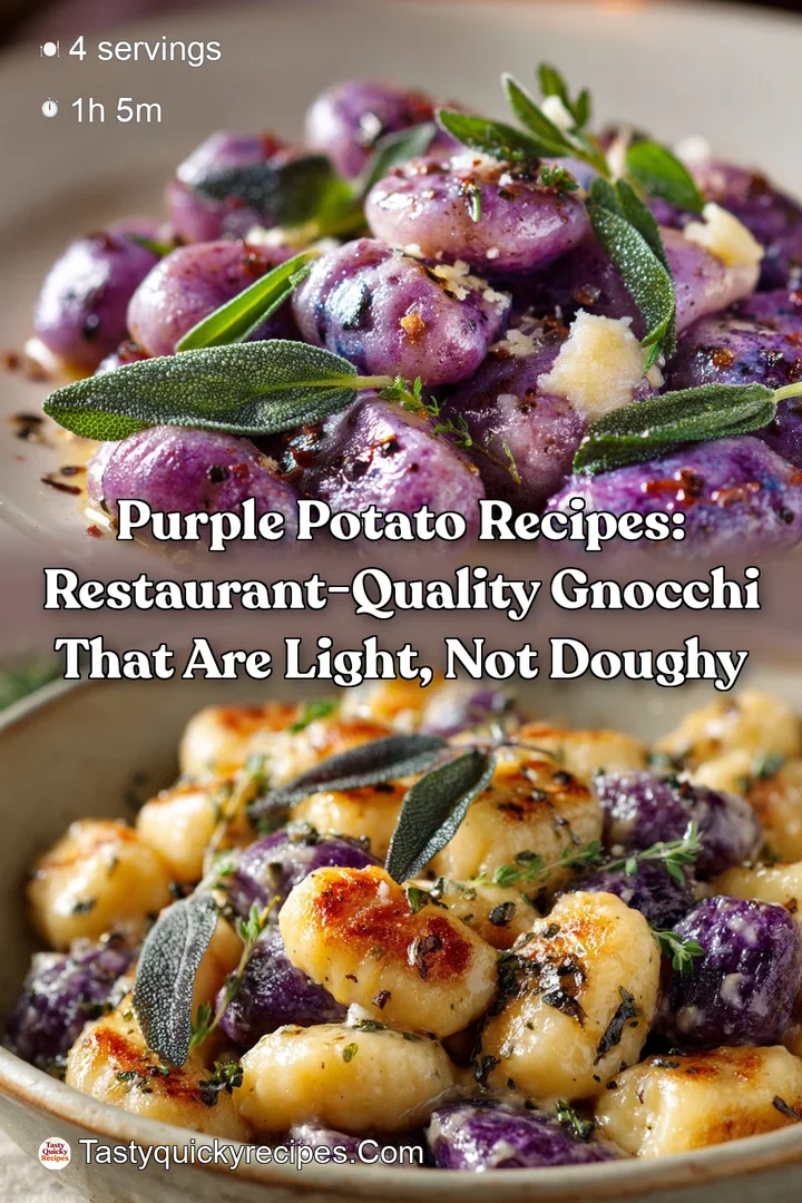 Purple Potato Recipes: Restaurant-Quality Gnocchi That Are Light Not Doughy