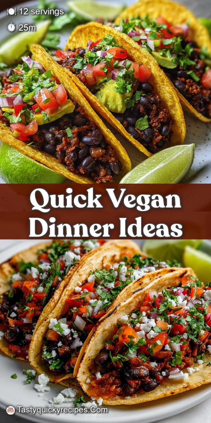 Close-up reveals the juicy, spicy black beans and crisp lettuce of a vegan taco, promising a flavorful, satisfying bite.