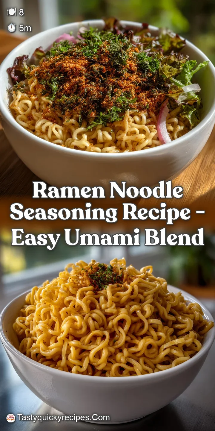 Ramen Noodle Seasoning Recipe - Easy Umami Blend