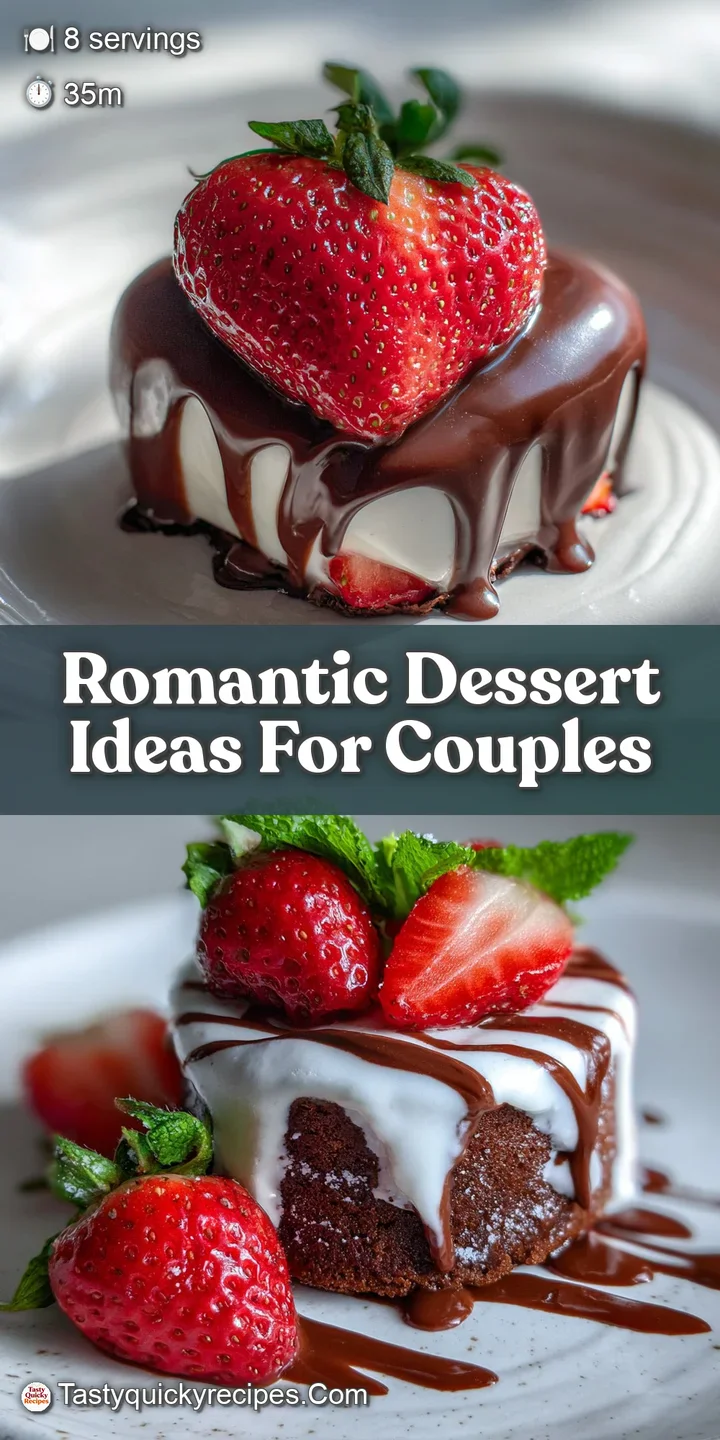 Close-up of a decadent chocolate dessert, showing the moist texture and the juicy burst of a fresh strawberry, dusted with...