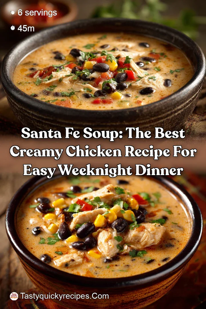 Santa Fe Soup: The Best Creamy Chicken Recipe for Easy Weeknight Dinner