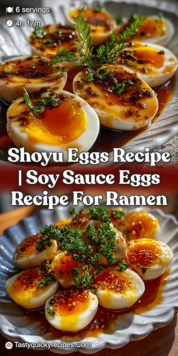 Shoyu Eggs Recipe | Soy Sauce Eggs Recipe for Ramen