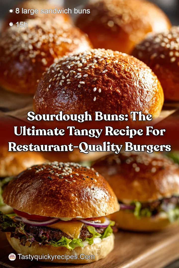 Sourdough Buns: The Ultimate Tangy Recipe for Restaurant-Quality Burgers