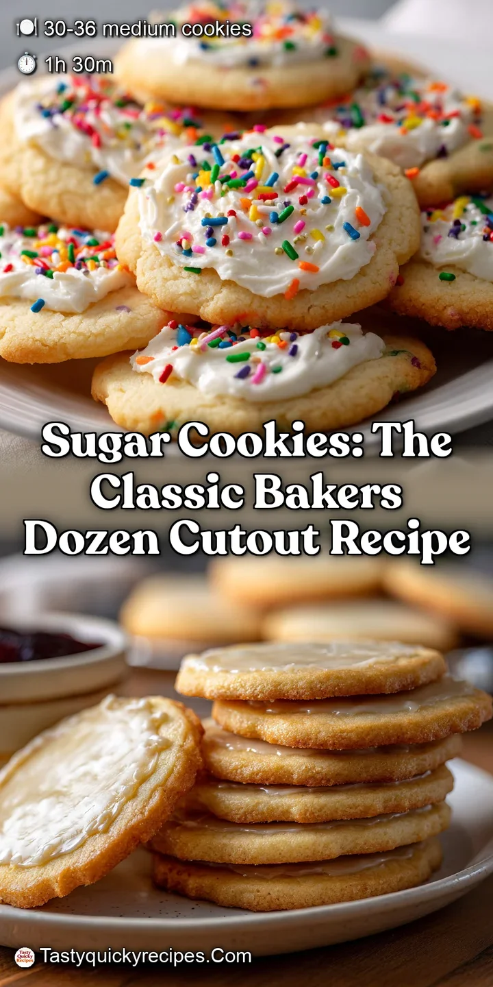 Sugar Cookies: The Classic Bakers Dozen Cutout Recipe