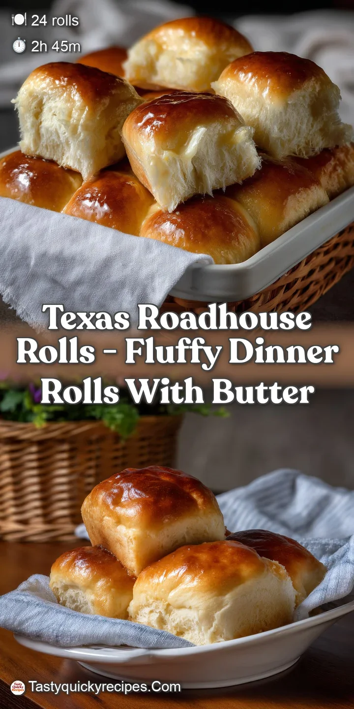 Texas Roadhouse Rolls - Fluffy Dinner Rolls with Butter