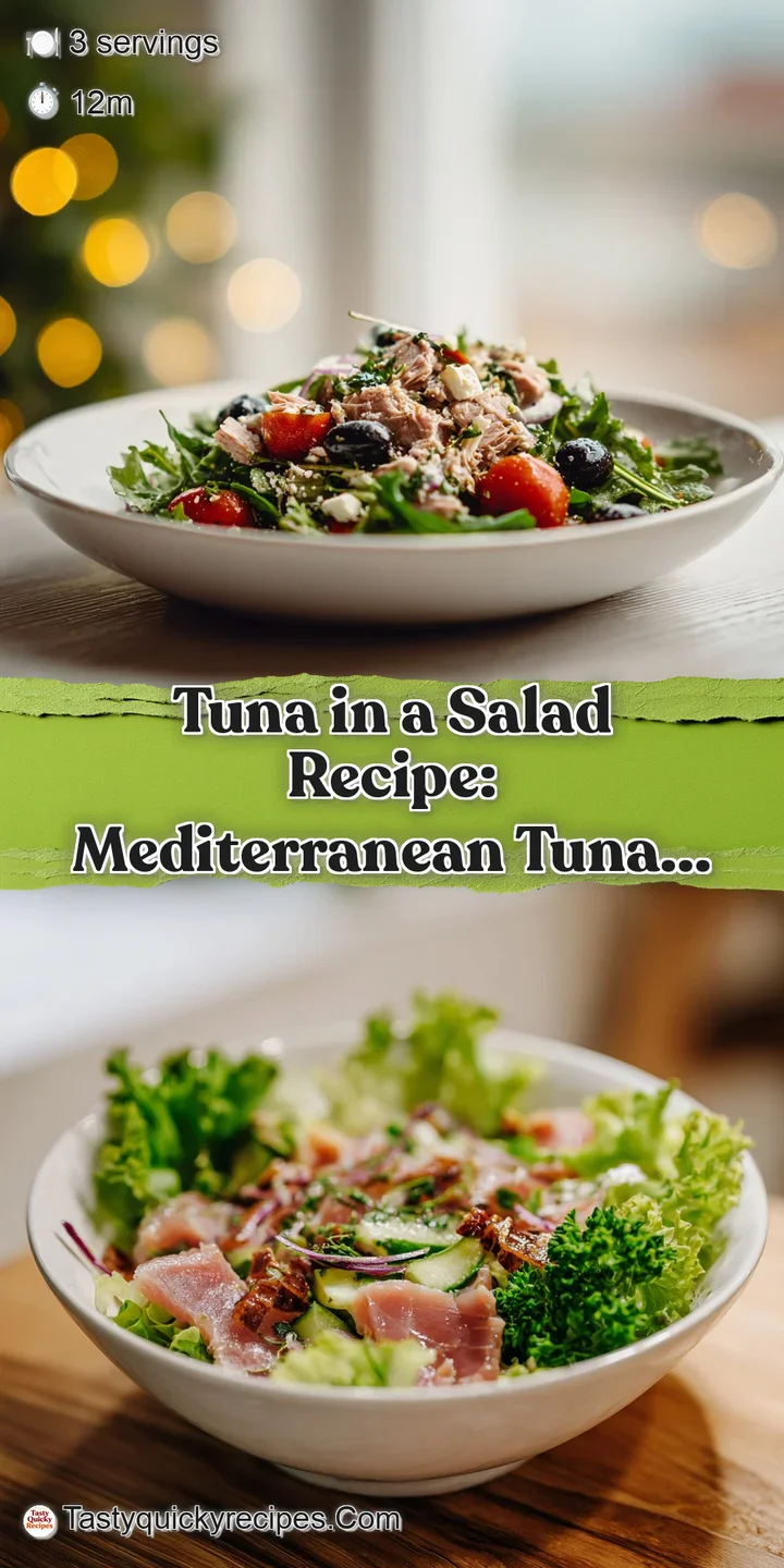 Close-up of flaky tuna salad, highlighting creamy texture. Hints of celery and red onion add visual appeal.