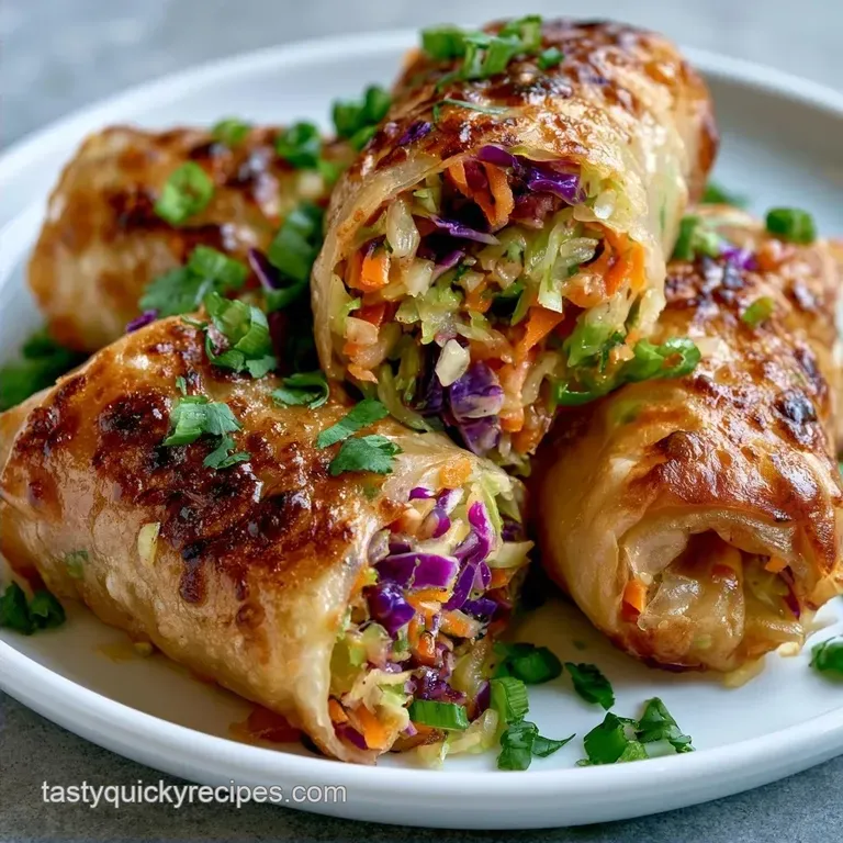 Air Fryer Rice Paper Rolls: Ultra-Crispy