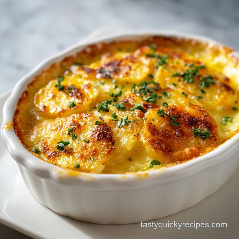 Au Gratin Potatoes: Silky Cream