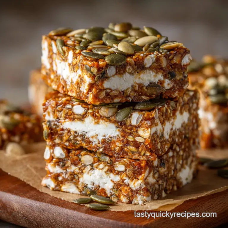 Bariatric Seed Recipe: Pocket Rocket High-Protein No-Bake Squares presentation