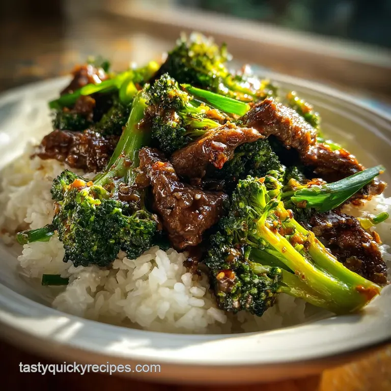 Beef Broccoli Recipe