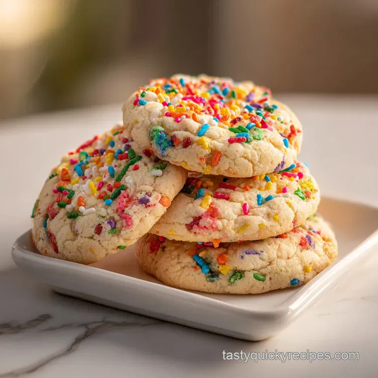 Birthday Cake Cookies: Soft-Baked and Velvety