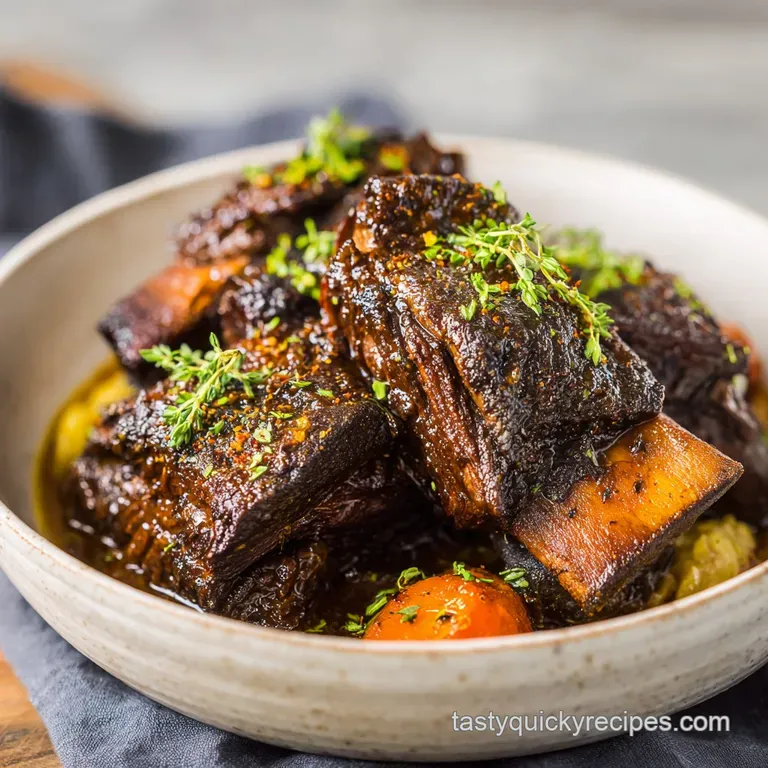 Braised Beef Short Ribs: Velvety & Tender