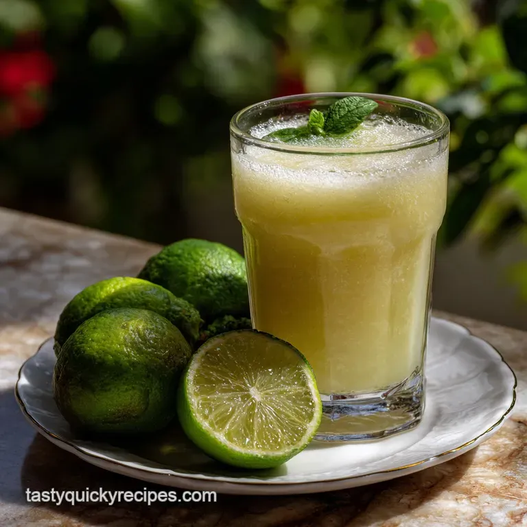 The Viral Brazilian Mounjaro Recipe: Icy Refreshment presentation