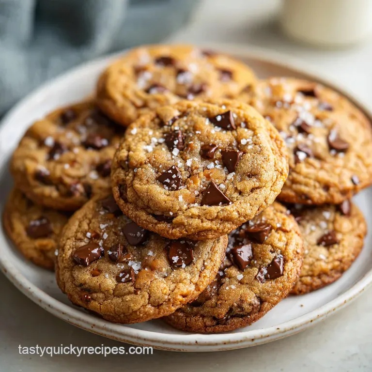 Butterscotch Chocolate Chip Cookies: Chewy and Salted