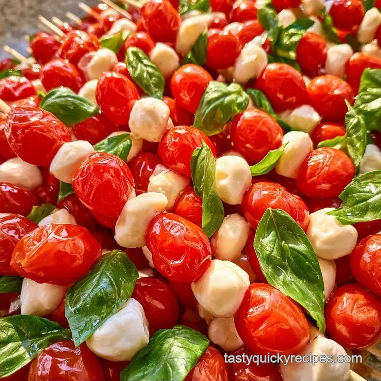Caprese Salad Skewers: Fresh and Zesty