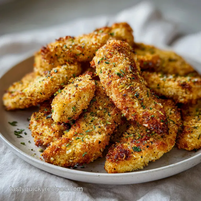 Chicken Strips with Garlic and Herbs
