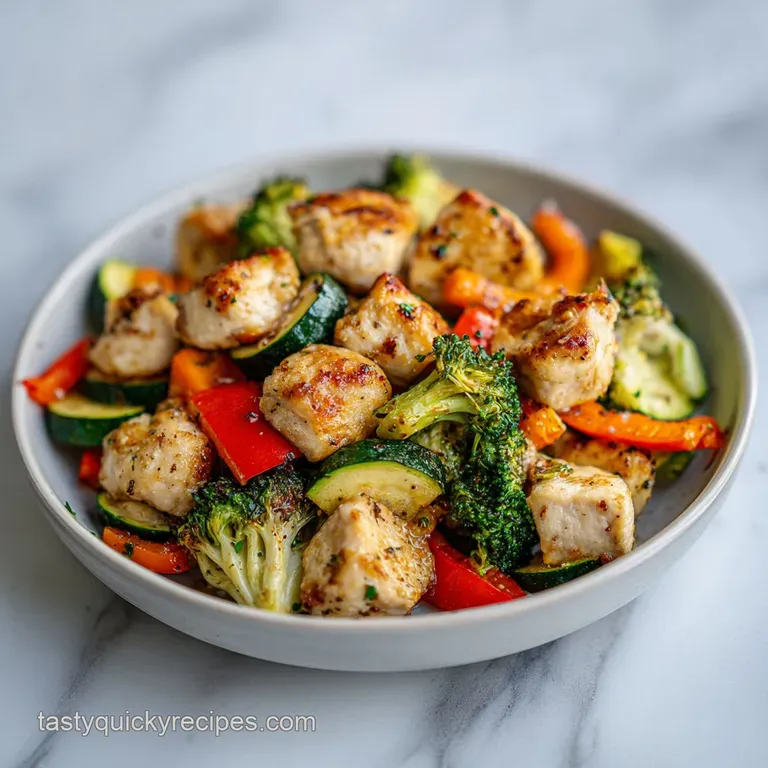 Chicken Vegetable Skillet: Healthy and One-Pot