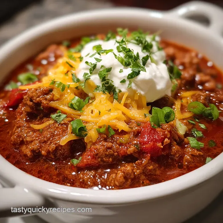 Hearty Chili Recipe