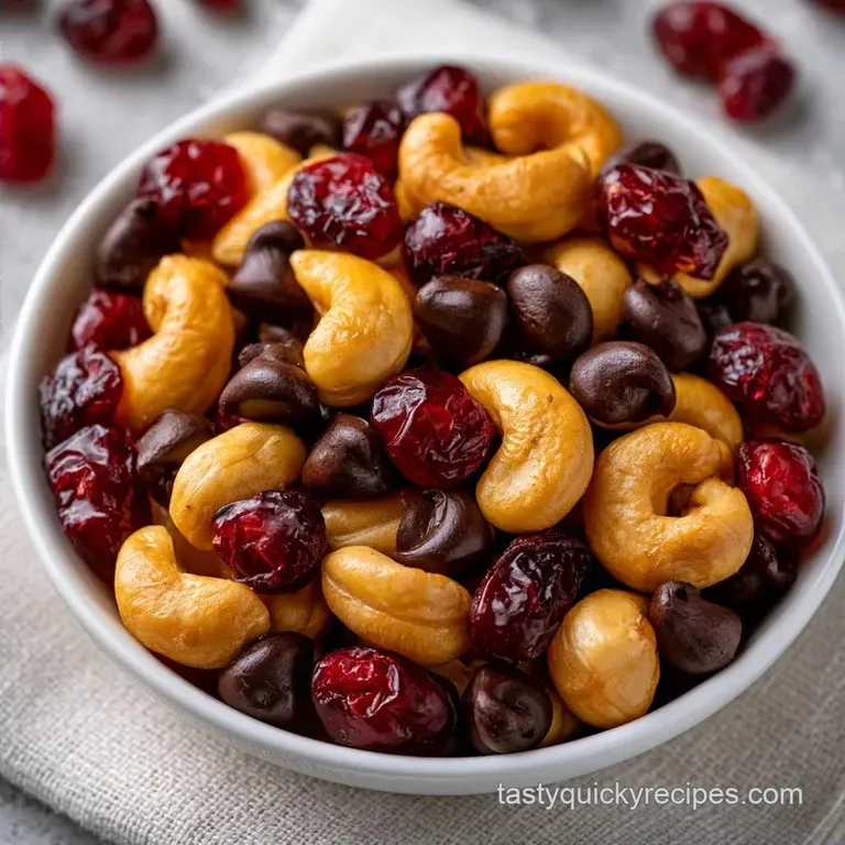 Chocolate Chip Trail Mix: Salty and Sweet
