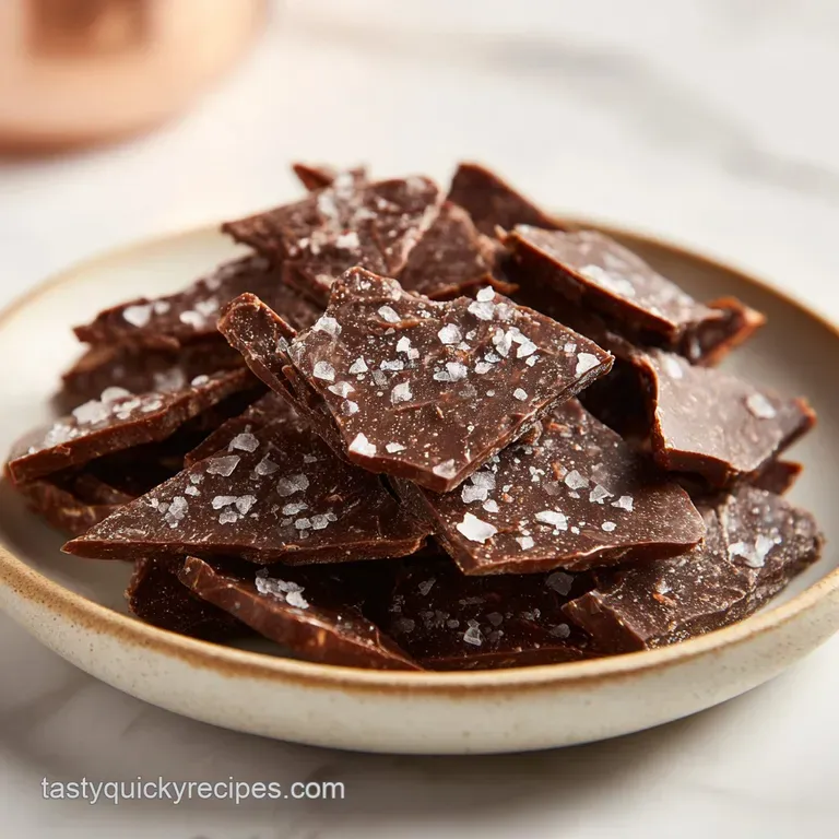 Chocolate Sea Salt Snack: Rich and Crunchy