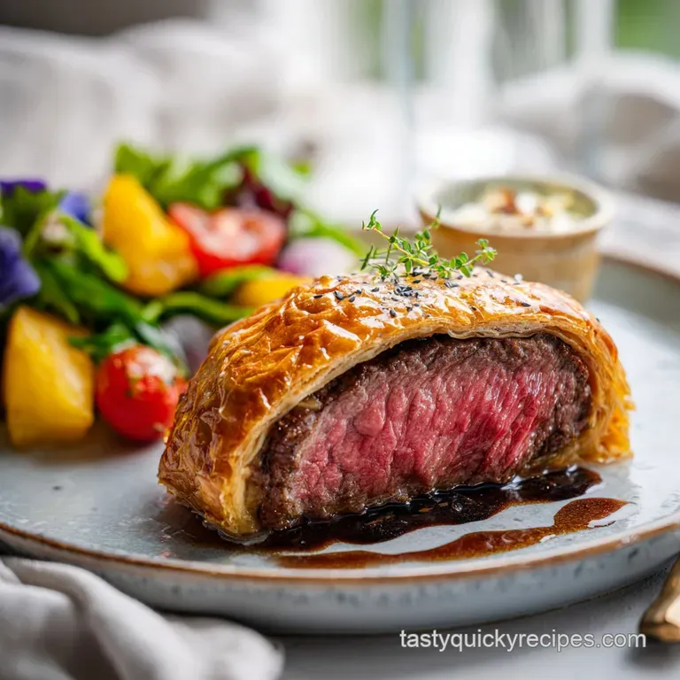 Beef Wellington: Golden and Tender