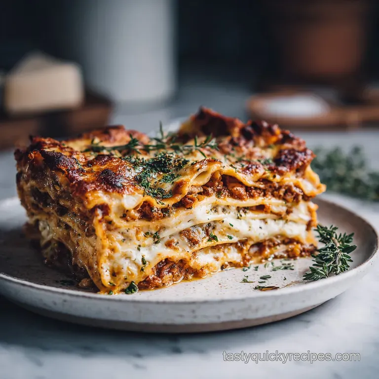Classic Lasagna Recipe: Rich Italian Layers
