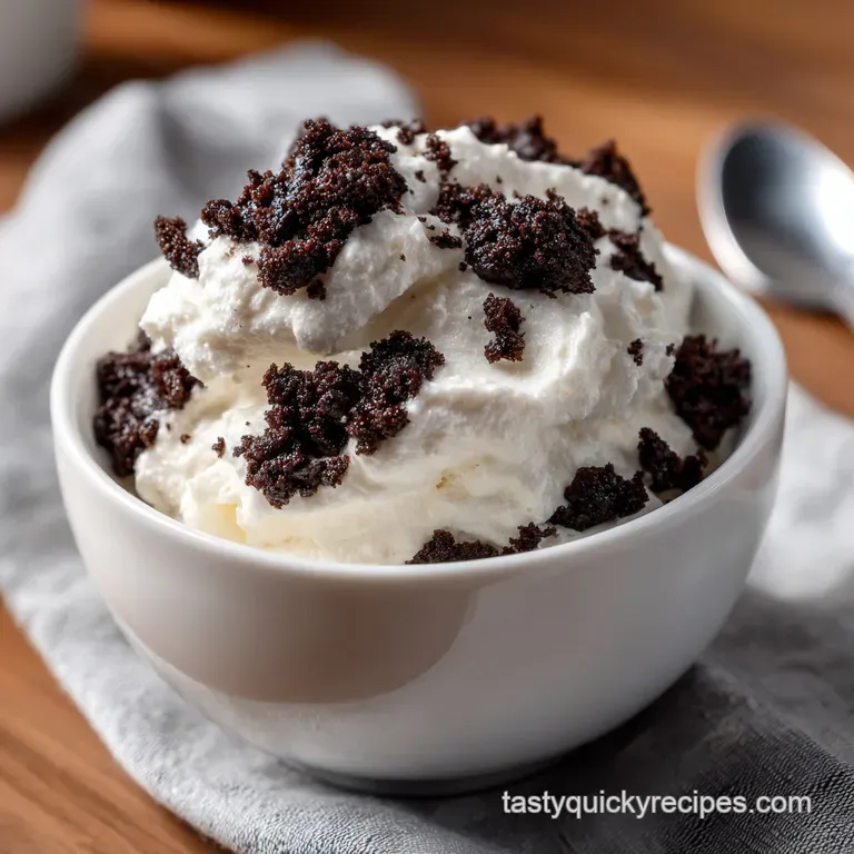 Cookies and Cream Mousse: Creamy and Light