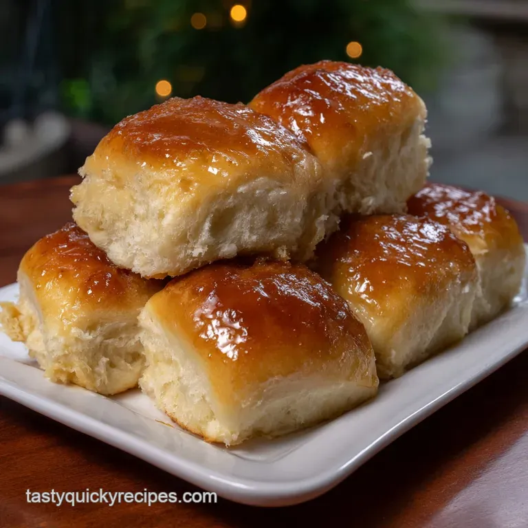 Copycat Texas Roadhouse Rolls Recipe presentation