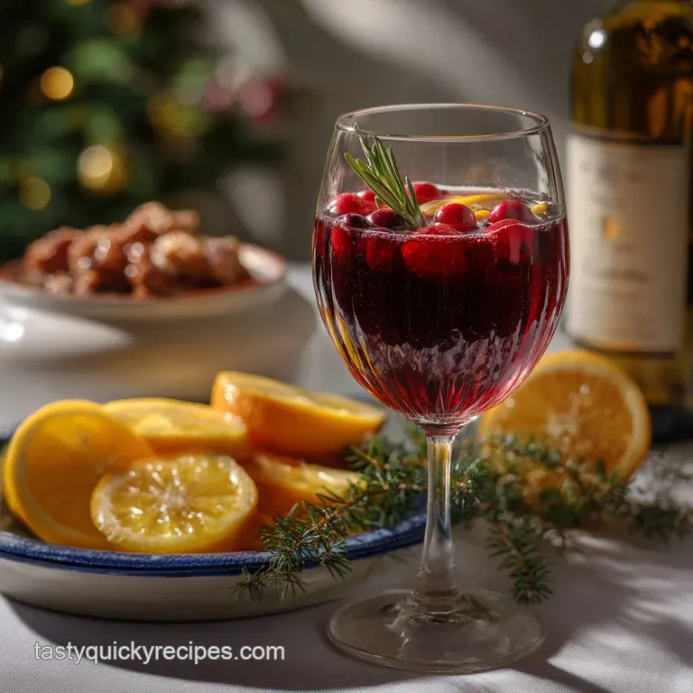 Christmas Wine with 5 Cozy Ingredients for Holiday Cheer