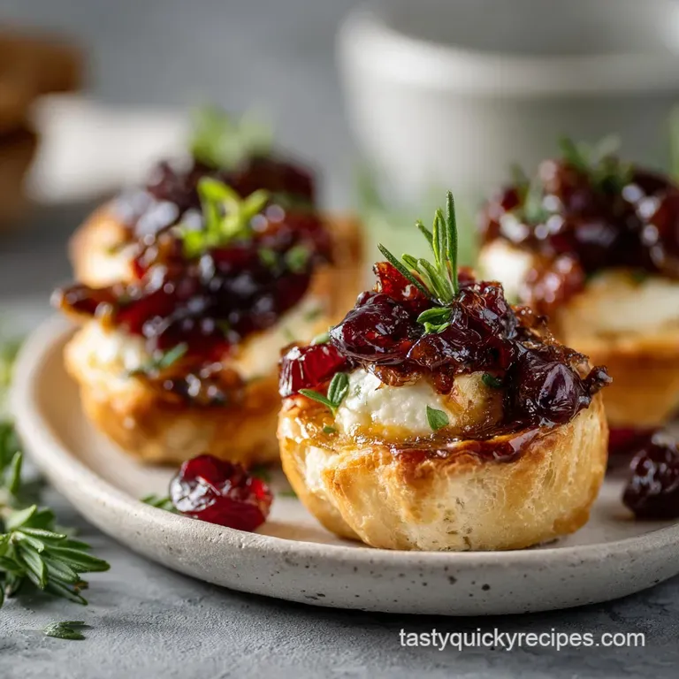Cranberry and Brie Snack: Crispy and Creamy