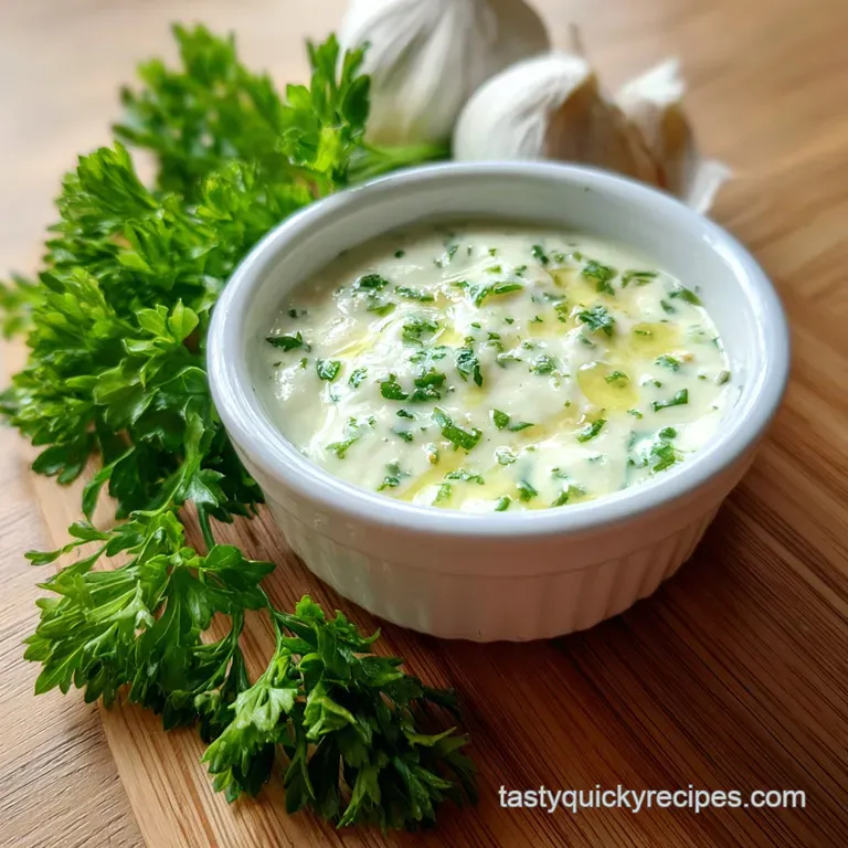 Creamy Garlic Sauce Recipe