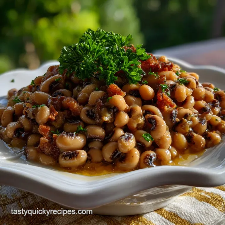 Delicious Creamy Southern Black Eyed Peas | Velvety Texture