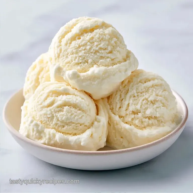 Vanilla Ice Cream: Rich and Creamy