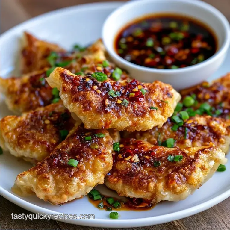 Crispy Air Fryer Dumplings in 11 Minutes