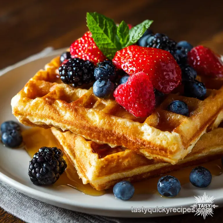 Waffle Recipe Without Milk: the Ultimate Crisp Dairy-Free Treat presentation