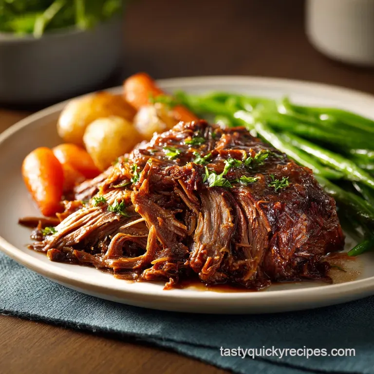Crock Pot Roast: Fork Tender Beef