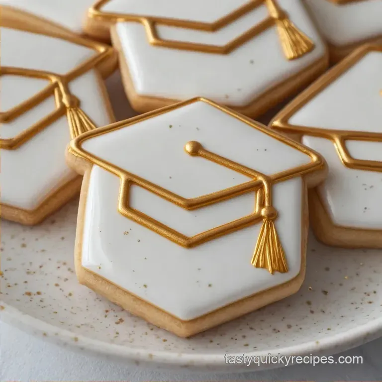 Cut Out Graduation Cookies: No-Spread and Sharp