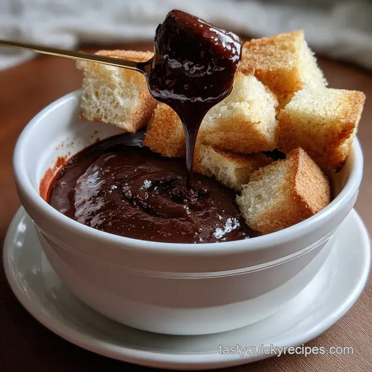 Chocolate Fondue: Decadent Swiss-Style Dip