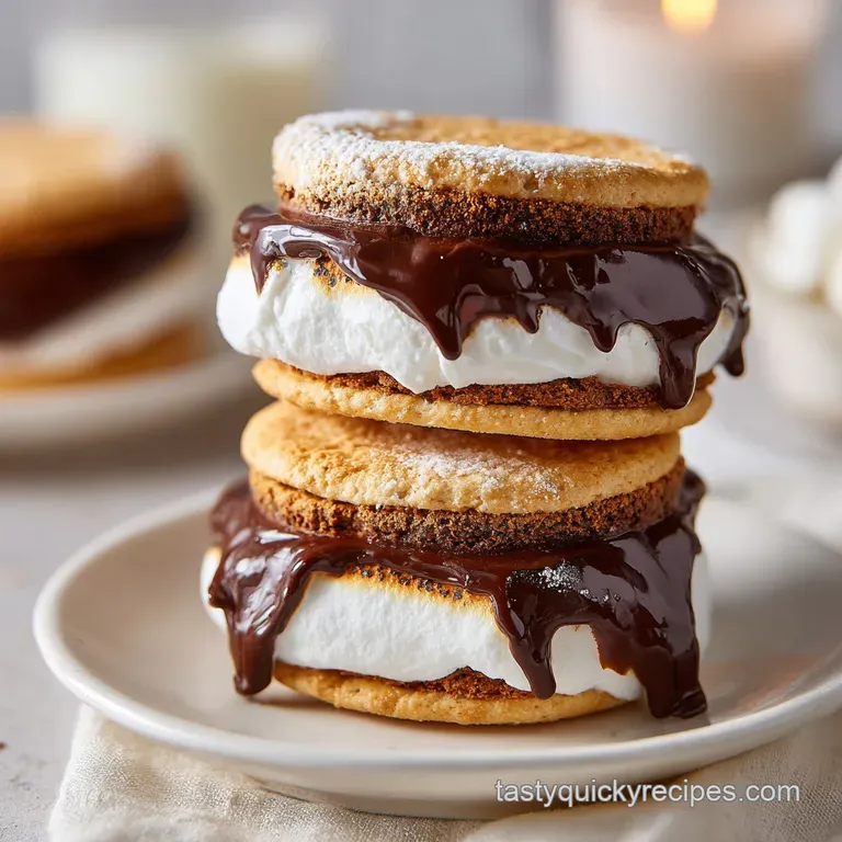 Double Decker S mores: Toasted and Towering