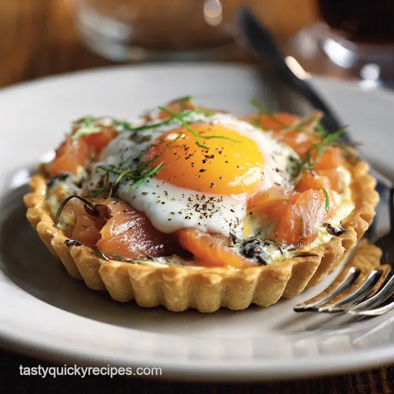 Duck Egg Recipes: Smoked Salmon Dill Tart with the Ultimate Creamy Filling