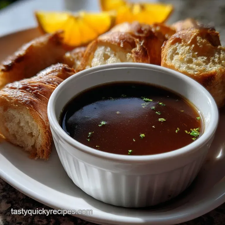 The Best Au Jus Recipe Easy: 15-Minute Flavor