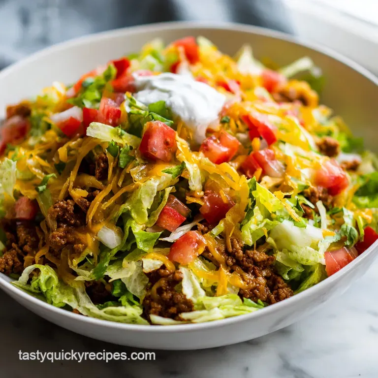 Taco Salad: Fresh and Hearty